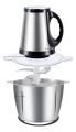 Chopper Machine Electric  - Meat Grinder - Hand Chopper - Qeema Machine - 6 Stainless Steel Sharp Blades - Powerfull Motor - Meat Chopper - Food Processor - 3 Liters Electric Chopper - Mixer Machine - Blender Machine - Meat Cutter - kitchen Accessories. 