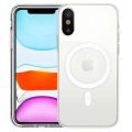 Transparent iPhone X Cover Magsafe Anti- Yellowing iPhone Xs Cover/ Xs Max Cover Drop Protection Clear covers For iPhone Xs Max/ X/Xs Slim Soft Magnetic Cover For iPhone.. 