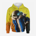 Undertale Sans Skull Printed Zip Up Hoodies Streetwear Men Women Children Oversized Cartoon Sweatshirt Boys Girls Zipper Jackets. 