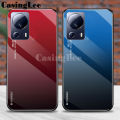 For Xiaomi 13 Lite Case Gradient Tempered Glass Protector Hard Casing Hp For Mi Xiaomi 13 Lite Back Cover. 