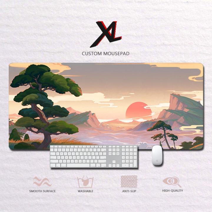 XL Custom Gaming Mouse Pad Art 20 Mouse Pad - Extra Large Anti-Slip Office Gaming Long Mousepad