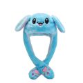 【HOT】 1PC Rabbit Hat Plush Can Moving Bunny Ears Hat For Kids Adult Girlfriend Bunny Plush Cap Winter Hat. 