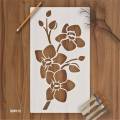 Camellia Flower  Airbrush Painting Art DIY Home Decor Scrap booking Album Craft ID 512. 