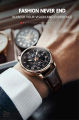 POEDAGAR New Men's WatchesTop Brand Luxury Waterproof Luminous Date Man Watches Leather Strap Sport Quartz Wrist Watches for Men. 