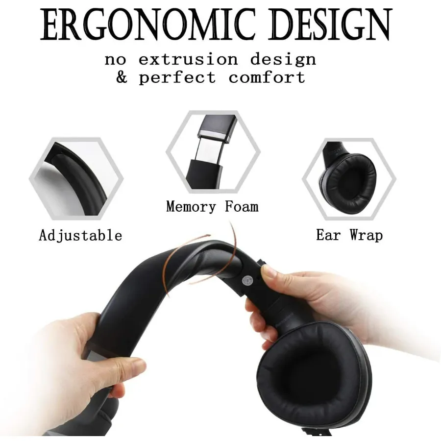 BEEXCELLENT GM7 PRO GAMING HEADSET WITH NOISE CANCELLING GAMING