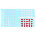 Universal Mouse Non-slip Foot Sticker Small Round Dot Mouse Skates Mice Glide Feet Control Speed Version Anti-slip Sticker Ruishu. 