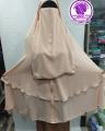 KK Hijab | zipper hijab double layer arabic hijab with niqab large size best fabric. 