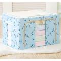 Wardrobe Organizer Foldable Storage Box With Cover 66 Litre MS. 