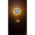 Round LED Beam For YBR G 7 inch Jeep Headlight Bike LED 7 Inch Headlight Beam With Dual Color DRL Ring. 