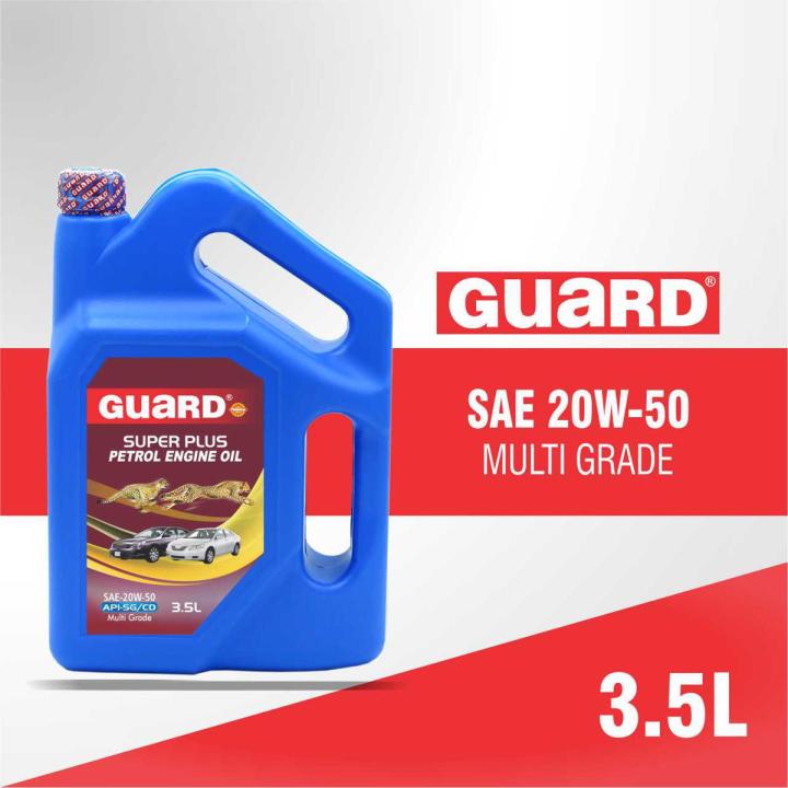 Guard Super Plus 20W-50 (3.5 LTR) Car Gasoline Engine Petrol Engine Motor Oil