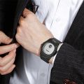 Pintime brand fashion business luxury, with diamond, quartz men's watch. 