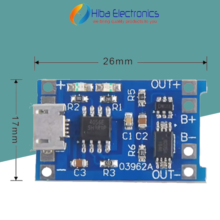 TP4056%20charging%20module%20with%20protection%2018650%20Lithium%20Battery%20Charger%20Module%20Board%203/5/10/15%20Pcs%20-%20Image%203