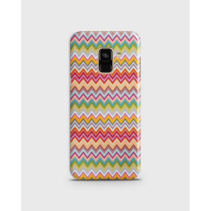 Samsung A5 2018 Cover 3D Hard Case Zigzag Style - 1Cover2244