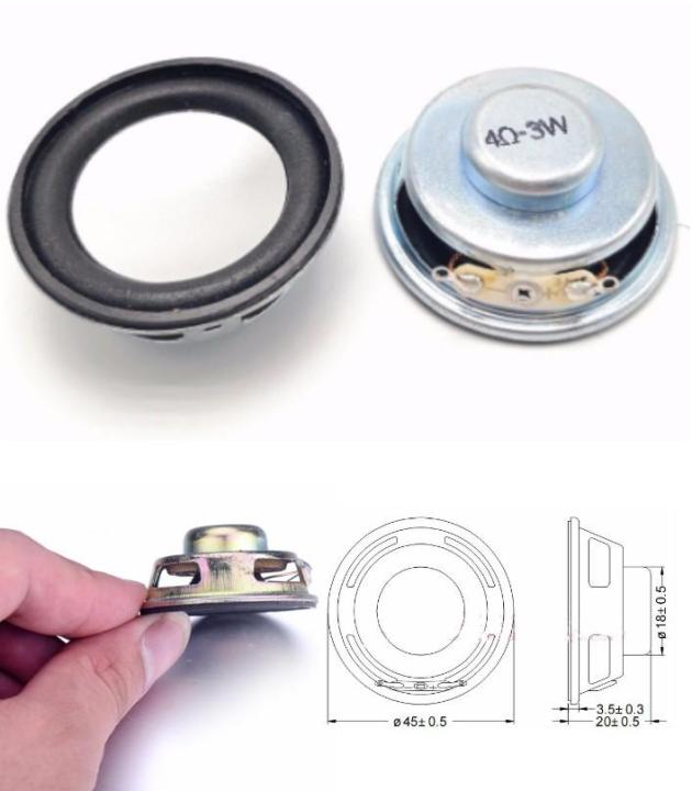 4 Ohm 3 Watt audio speaker 45*18MM Stereo Woofer Loudspeaker