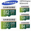 ♥100%Original Product+FREE Shipping+COD♥ <Memory Card>Samsung EVO 64G/128G/256G/512G/1T TF Memory Storage Card for Phone Tablet Camera sd card 512gb. 