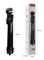 NeePho NP-8810 Professional Tripod Stand for Mobile Phones – 150cm (59”) Adjustable Height, 3-Way Pan Head, Universal Phone Holder & Carry Bag. 