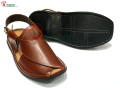 Peshawari chappal for men brown (GooGoo Design&gt;Heel Stitch&gt; Double Foam&gt; Light Weighted&gt; Soft Leather & Sole) leather peshawri chappal for men. 