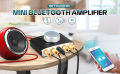 BITIWEND Mini Bluetooth HiFi Amplifier Bluetooth 5.0 Audio Power Amplifier, Stereo Hi-Fi Digital Amp 2.0 Channel 100W with AUX/USB/Bluetooth Input,Speaker/Earphone Output. 