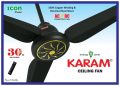 KARAM Fan (AC-DC Ceiling Fan Inverter Hybrid) - Remote Control - High Quality Copper Winding - 56 inches (Available in 2 Colours) 2 years Warranty. 