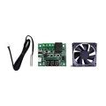Combo W1209 temperature controller board with 12v DC fan diy kit incubator brooder. 