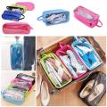 Pack of 05 - Shoe Bag, Travel Shoes Organizer Storage Bag, Shoes Organizer Bag, Shoe Hand Carry Bag (Random Color). 