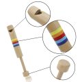 2X Wooden Flute Instents Pulling Diacritical Wooden Flute Early Musical Instent for Adults, Children, Music rs. 