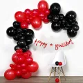 58 Pcs Birthday Decoration Set for Boys & Girls Including Happy Birthday Banner, Latex Balloons, Confetti Balloons, Arch Tape, Dot Tape, Happy Birthday Decoration Items Set for Boys & Girls. 