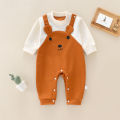 Newborn baby clothes, spring outerwear sets, comfortable one-piece for young children babies, autumn cute jumpsuit and crawling clothes. 