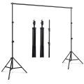 Backdrop Stand Fully Adjustable Frame Stand for Backdrop for Studio photography Tripod frame for Stage Back Decoration Stand Chromakey Green Screen Stand. 