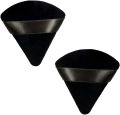 2 pc Makeup Puff Powder Puff Reusable Triangle Sponges with Strap for Loose Powder Cosmetic Foundation Wet Dry Makeup. 