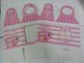 Pack of 12 pcs. Baby Girl announcement boxes for mithai & chocolates, new born baby girl boxes, mithai boxes, chocolate boxes. 
