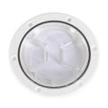 MeterMall Round Deck Plate Marine Boat Hatch Round Inspection ABS Deck Plate Hatch Access Boat Inspection Hatch Cover Plate For Boat Marine Yacht Truck RV. 