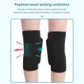1Pc Winter Kneecap Shock Absorption Impact Resistant Non-slip Running Kneelet Protective Cover Warm Knee Pad for Outdoor. 