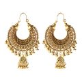 Vintage Ethnic Gypsy Indian Earrings For Women Boho Jewelry Ladies Retro Round Bell Tassel Hollow Tassel Jhumka Earrings 2020. 