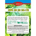 NPK 20-20-20 All Purpose Balanced Fertilizer For All Plants 250g. 