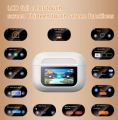 A9 Pro Touch Screen ANC/ENC Wireless Earbuds with Bluetooth 5.4, Double Noise Reduction, Bass Boosted Sound, and Long Battery Life for Android and iOS. 