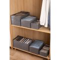6Pcs Drawer Boxes for Jeans Trousers T-Shirt Storage Boxes Organiser Cupboard Wardrobe Drawers Organiser. 