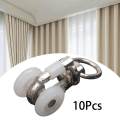 10Pcs Curtain Track Gliders Bedroom Door Curtains Curtain Rail Track Pulley. 