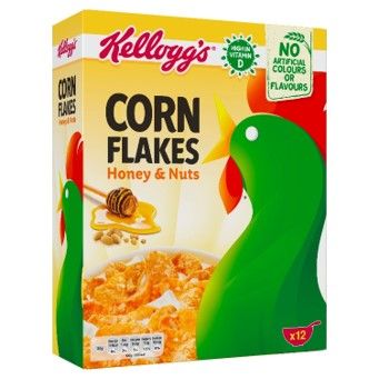 Kellogg's Corn Flakes Honey & Nut 375gm