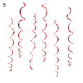 1 Set Party Ribbon Eye-catching Waterproof PVC Decorative Ceiling Hanging Swirl Ribbon for Home. 