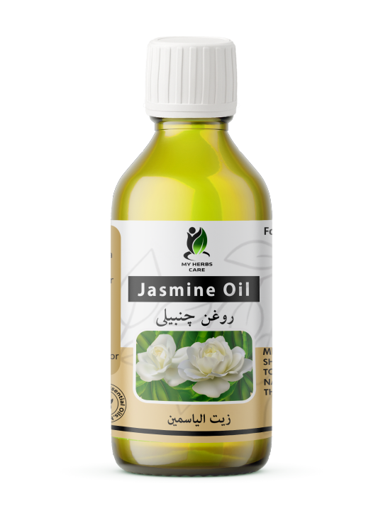 My Herbs Care Jasmine Oil – Organic Jasmine Essential Oil for Skin, Hair, and Aromatherapy