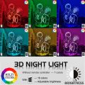 Anime Haikyuu Acrylic Led Night Light Shoyo Hinata Figure for Kids Bedroom Decor Nightlight Manga Cool Gift Child 3D Table Lamp. 