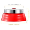 60 Minutes Mechanical Timer-Magnetic Visual Countdown Timer with Alarm for Kitchen Cooking Baking Sports Kids(Red). 