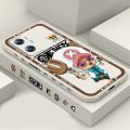 One P-Piece Chopper Cute Girl Liquid Left Rope For OPPO Find X6 X5 X3 A98 A96 A94 A93 A77 A76 A74 A72 A57 A53 A16 5G Cover. 