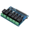 6 Channel RPi Relay Module Expansion Board for Raspberry Pi A+/B+/2B/3B. 