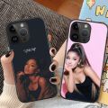 Ariana Grande Phone Case For iPhone 15 14 13 12 11 X XR XS XSMAX 8 7 Plus Mini Pro Max Soft Black Phone Cover. 