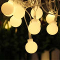5M LED String Fairy Lights With 50 Ball Shaped Bulbs For Home And Outdoor Decoration. 