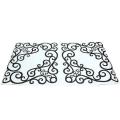 Sanwood 4Pcs/Sheet Elegant Removable Window Bath Room Mirror Vine Wall Art Decal Sticker - intl. 