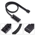 4-Pin Computer CPU/Case Fan Power Multi Splitter Connector Cable Adapter. 