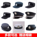 New security training cap black security cap cap security property guard mesh cap men and women security big brim cap. 